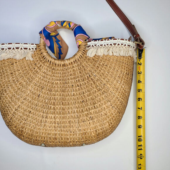 Sam Edelman Straw Tote Handbag - Picture 12 of 13